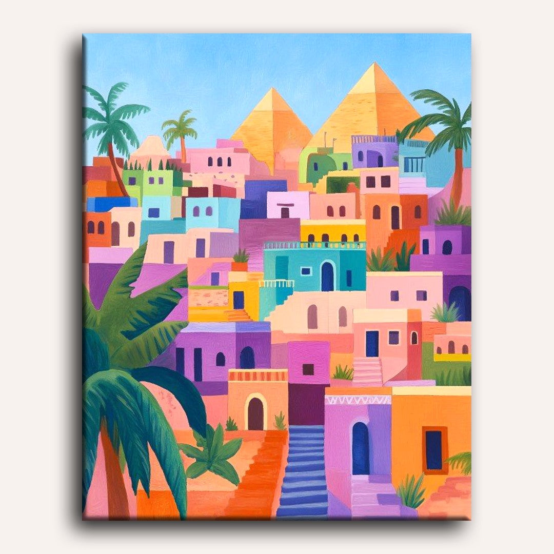 Egyptian Sun & Pyramids - Detail 2