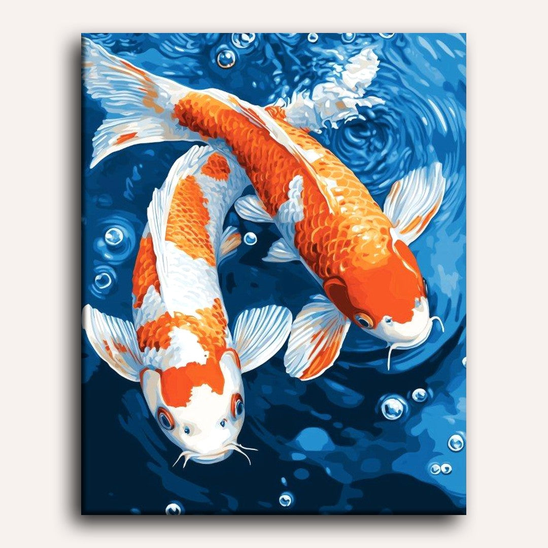 Graceful Koi: Underwater Serenity - Detail 2