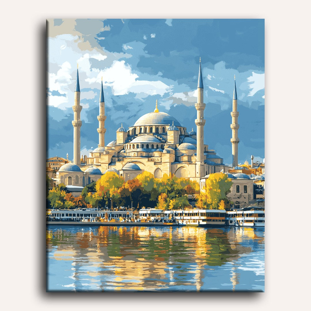 Istanbul Reflections: Water & Mosque - Detail 2
