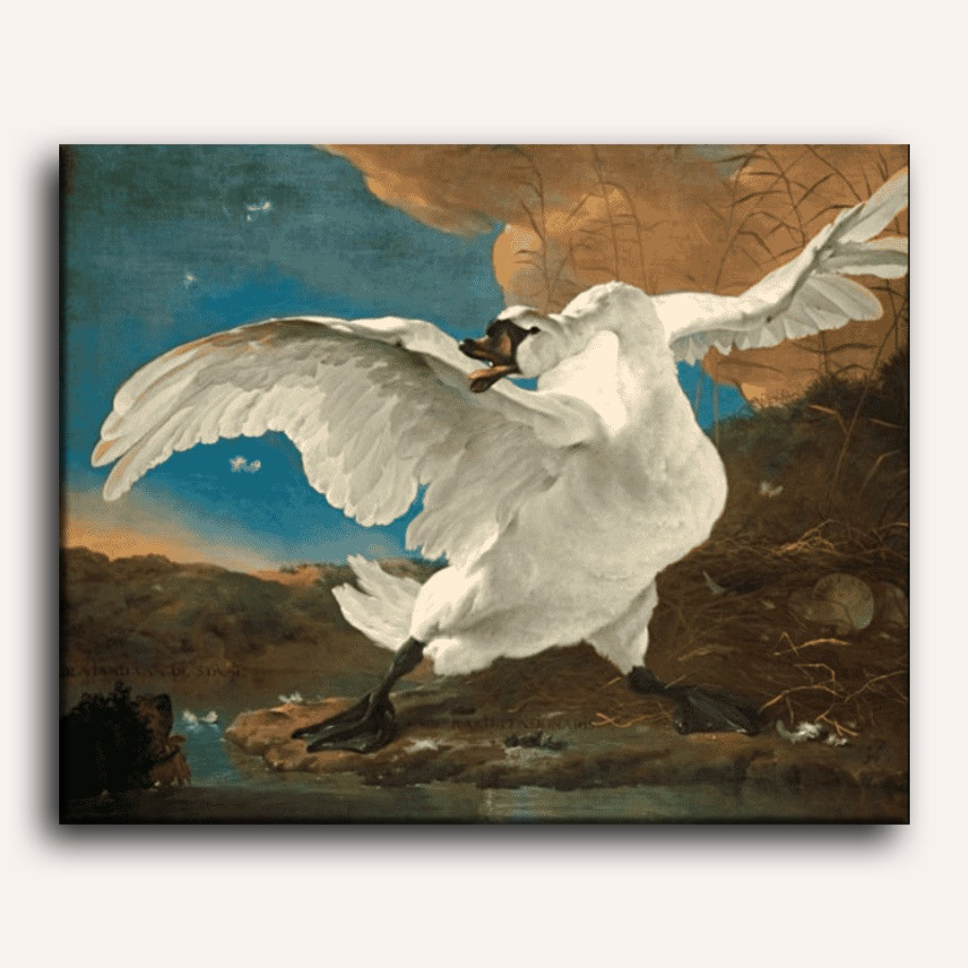 The Watchful Swan - Detail 2