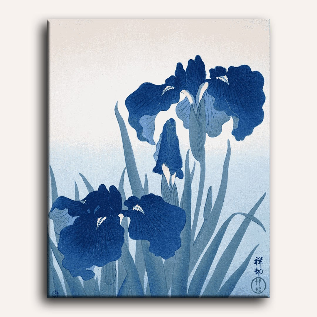 Elegant Irises in Bloom - Detail 2