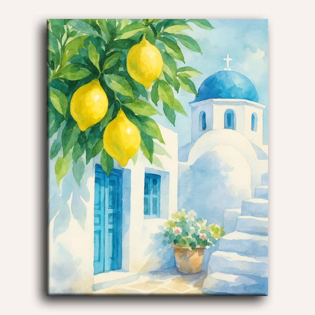 Santorini Lemon Glow - Detail 2