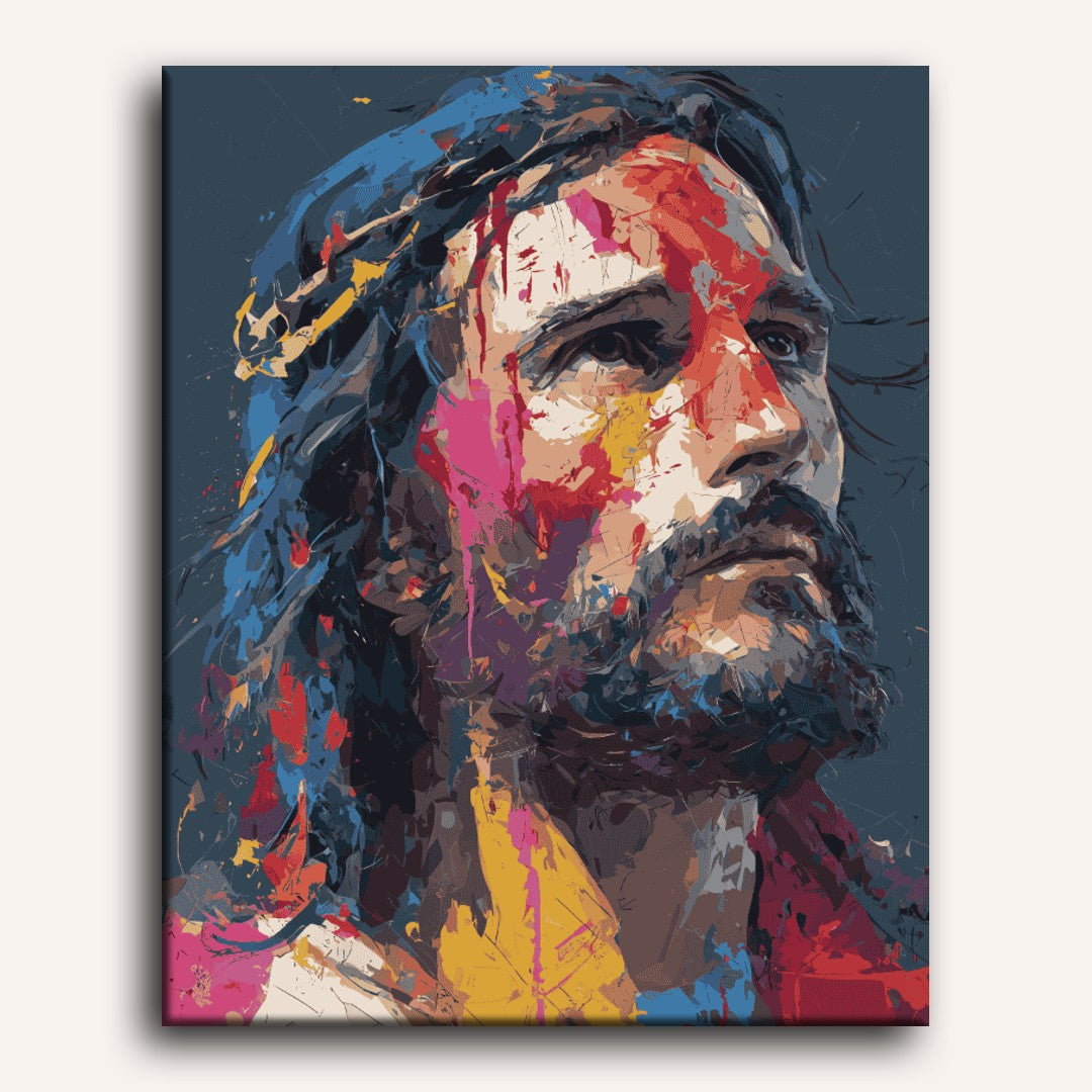 Abstract Divine | Paint by Number - Detail 2