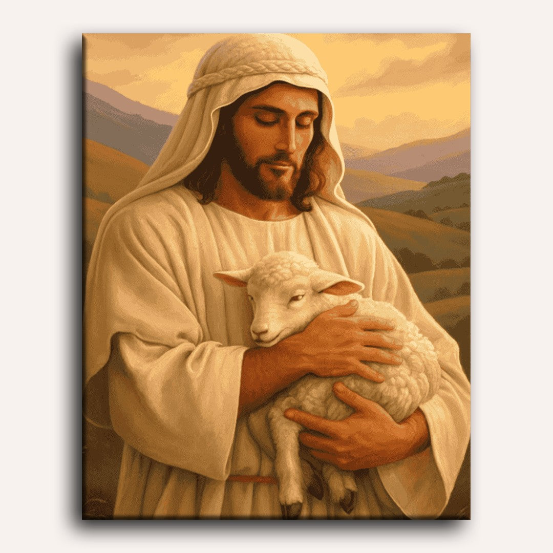 Lamb of Grace | Paint by Number - Detail 2