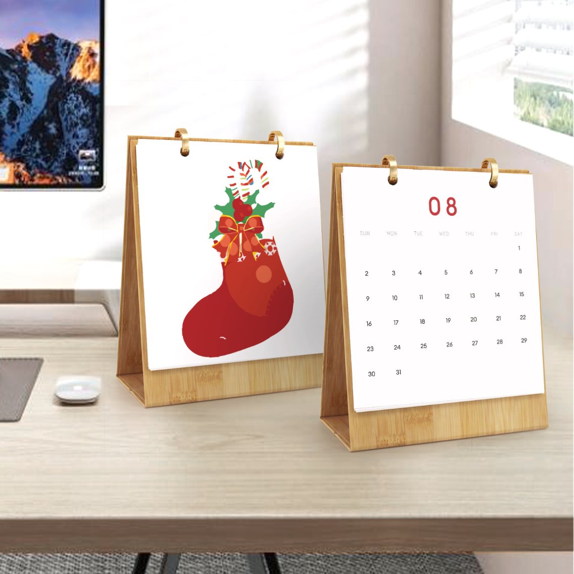 Merry Christmas 2026 Desk Calendar - Detail 4