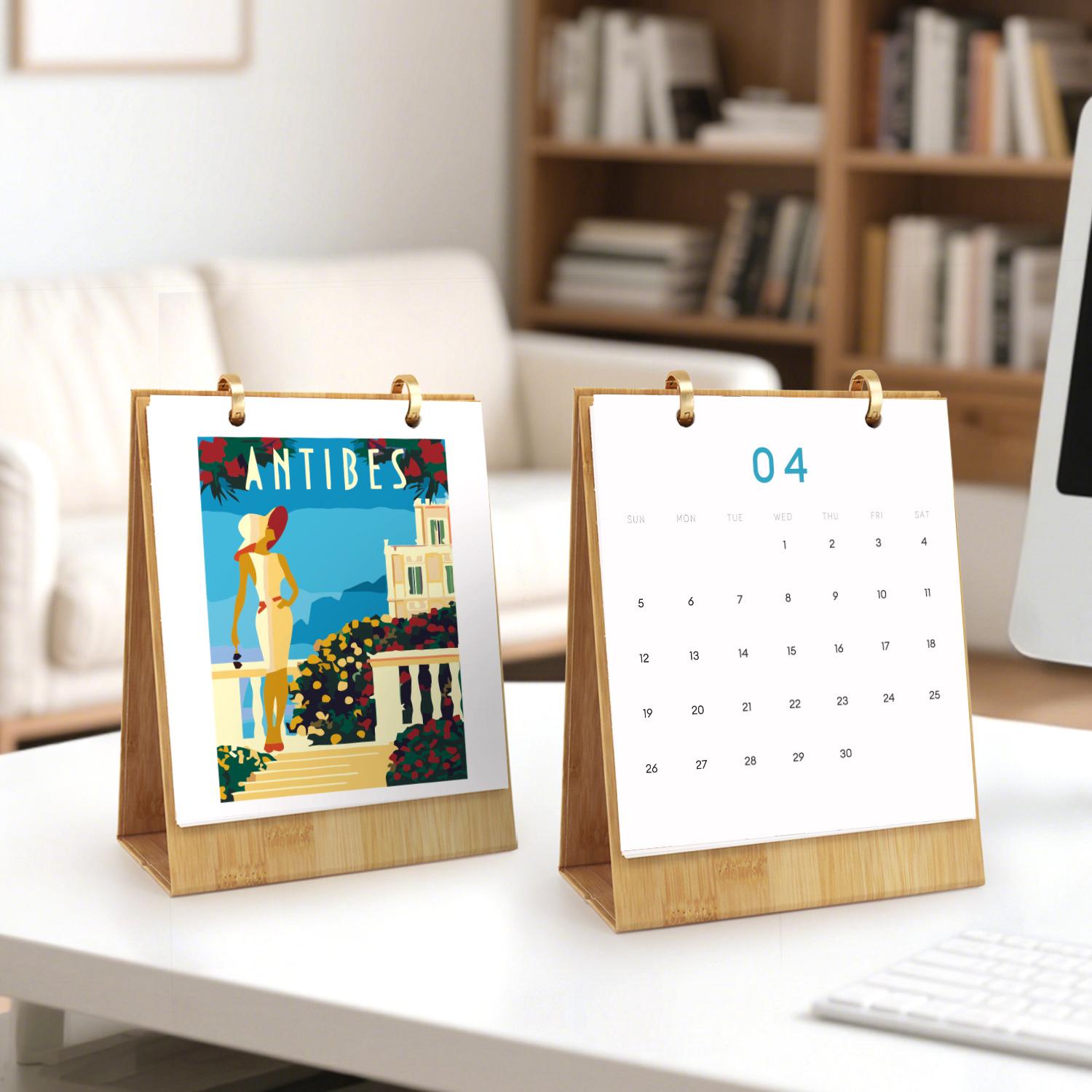 World Travel Scenic Desk Calendar 2026 - Detail 3