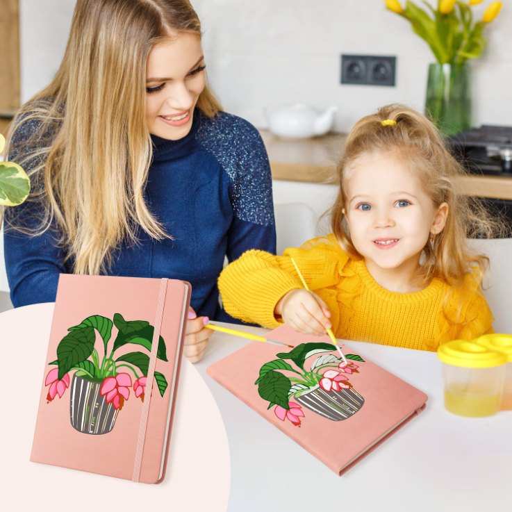 Houseplant Harmony: Paintable Notebook - Detail 8