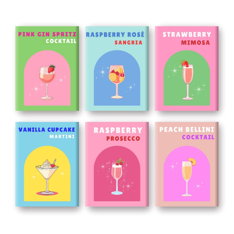 Sparkling Summer Cocktails Mini Set - Paint by Numbers Kit
