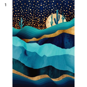 Serene Landscapes: 5 Variations - Paint by Numbers Kit