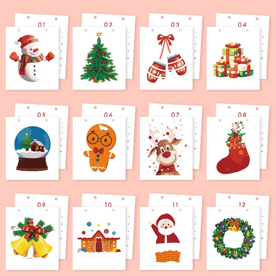 Merry Christmas 2026 Desk Calendar - Detail 9