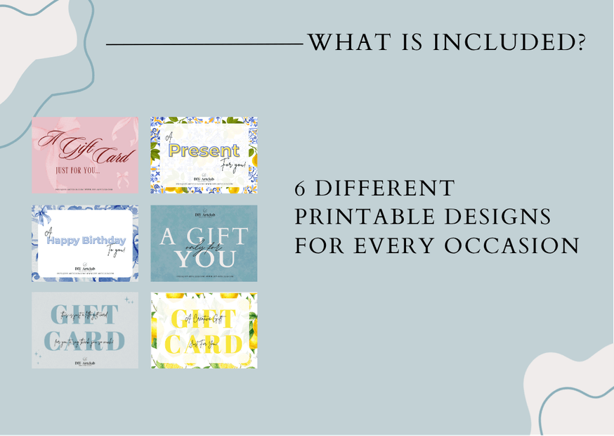 Artful Inspiration Gift Certificate - Detail 4