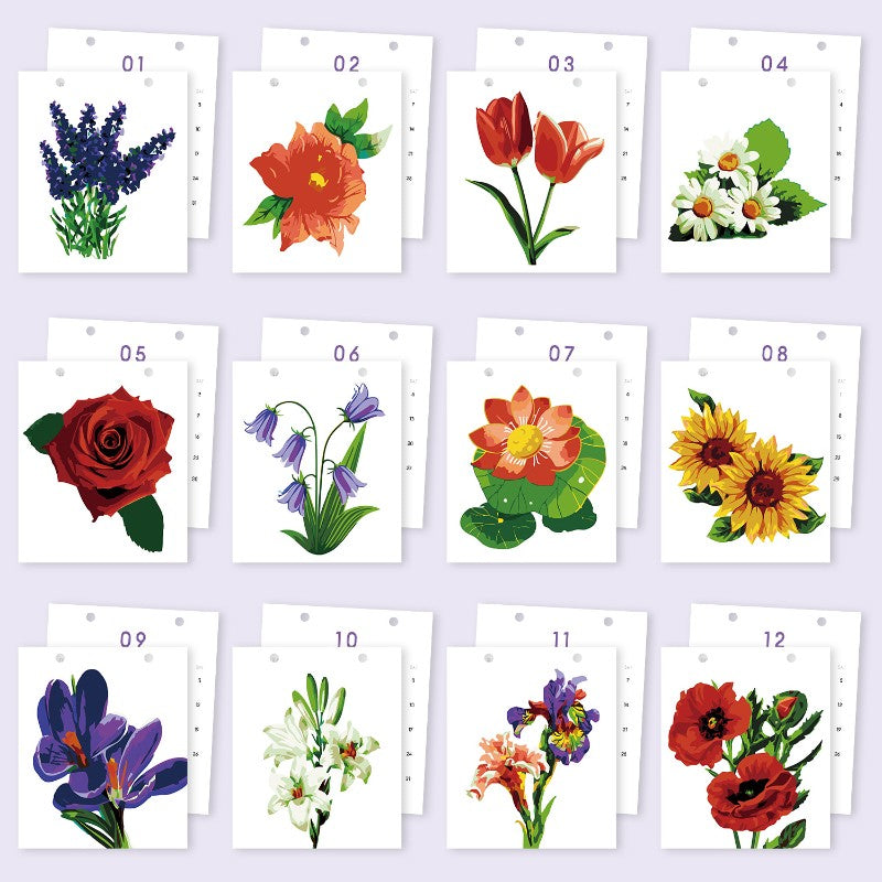 Flowers & Nature Desk Calendar 2026 - Detail 10