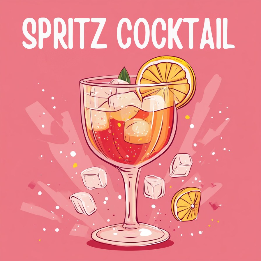 Sparkling Spritz Serenity - Paint by Numbers Kit