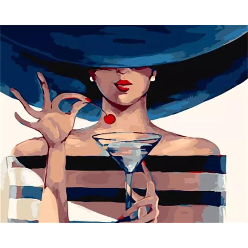 Sophisticated Sip - Paint by Numbers Kit