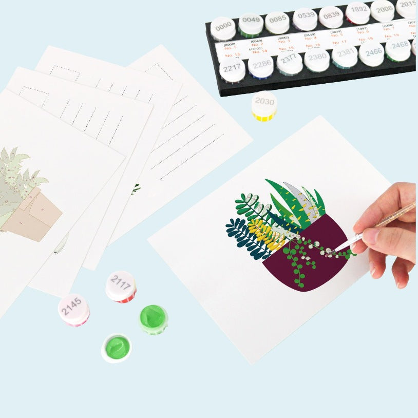 Green Oasis Houseplant Postcards - Detail 4