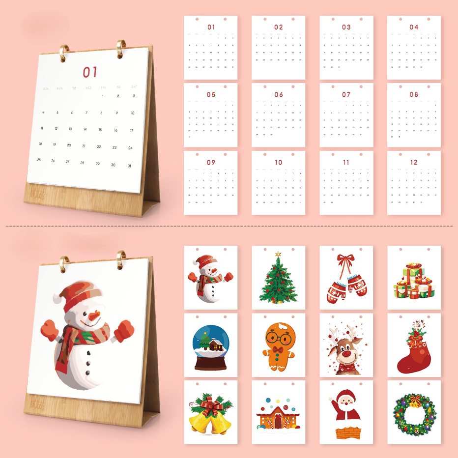 Merry Christmas 2026 Desk Calendar - Detail 8