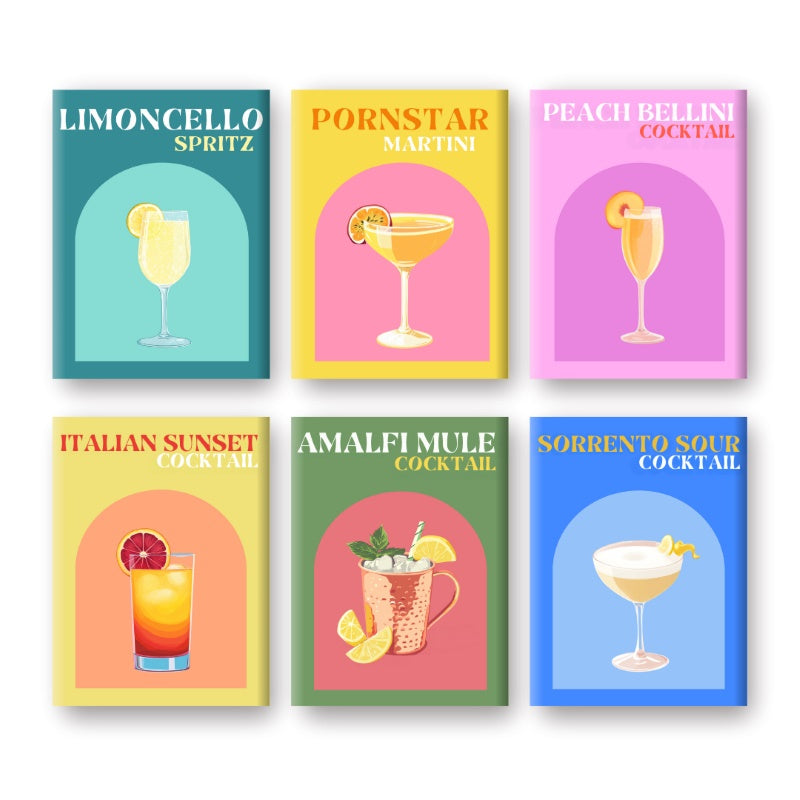 Italian Summer Sips Mini Set - Paint by Numbers Kit