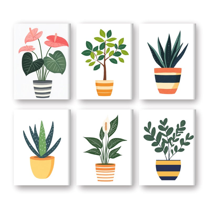 Botanical Bliss Mini Set - Paint by Numbers Kit