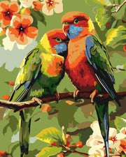 Vivid Bird Duo - Paint by Numbers Kit