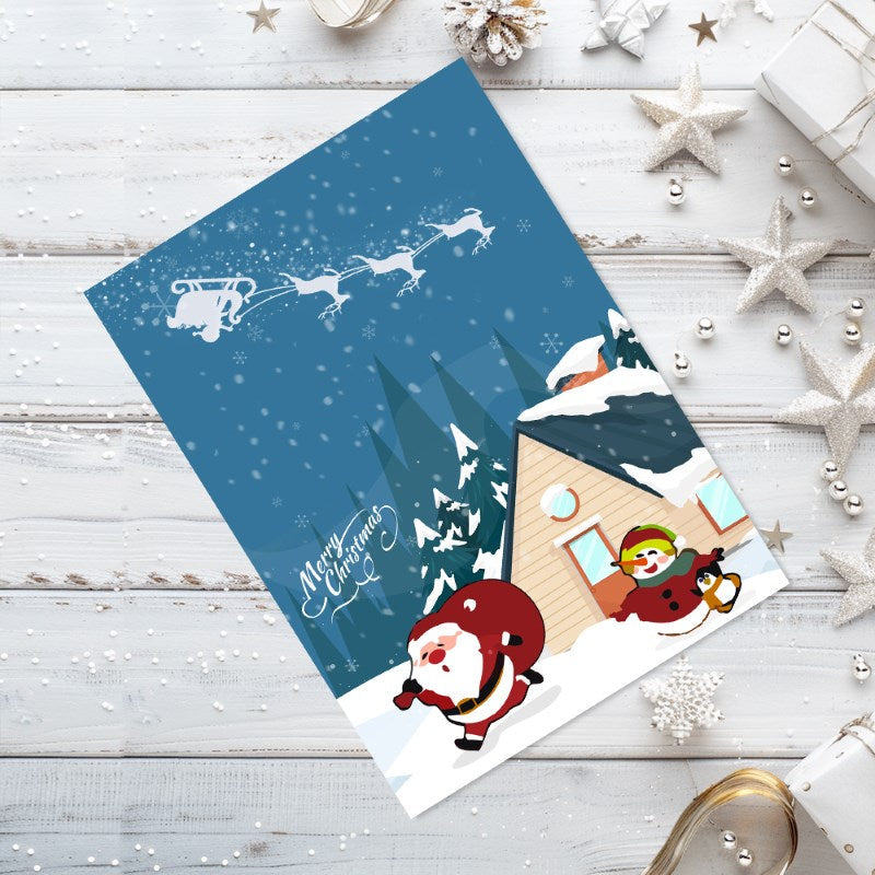 Festive Wishes Cards - Set B - Detail 5