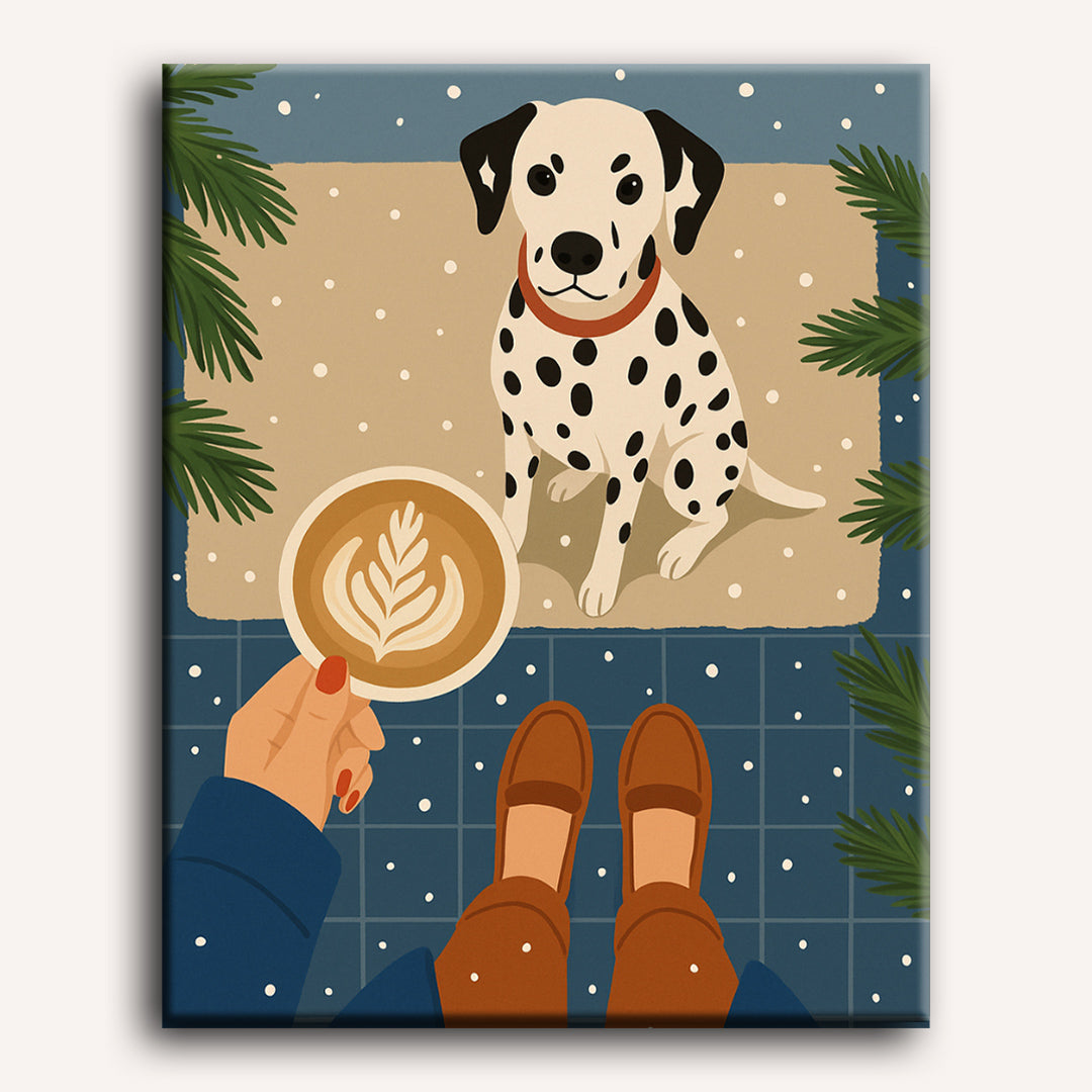 Morning Spotlights | Paint by Number - Detail 2