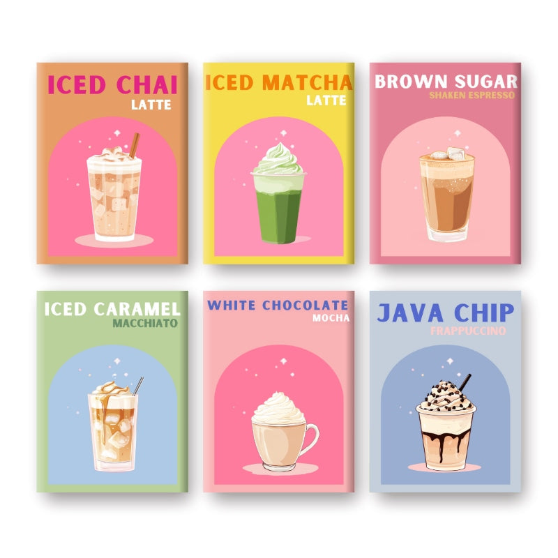 Vivid Coffee & Café Scene - Paint by Numbers Kit