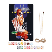 Las Vegas Lights & Glamour Poster - Paint by Numbers Kit