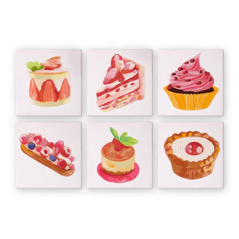 Sweet Pastry Delights - Paint by Numbers Kit