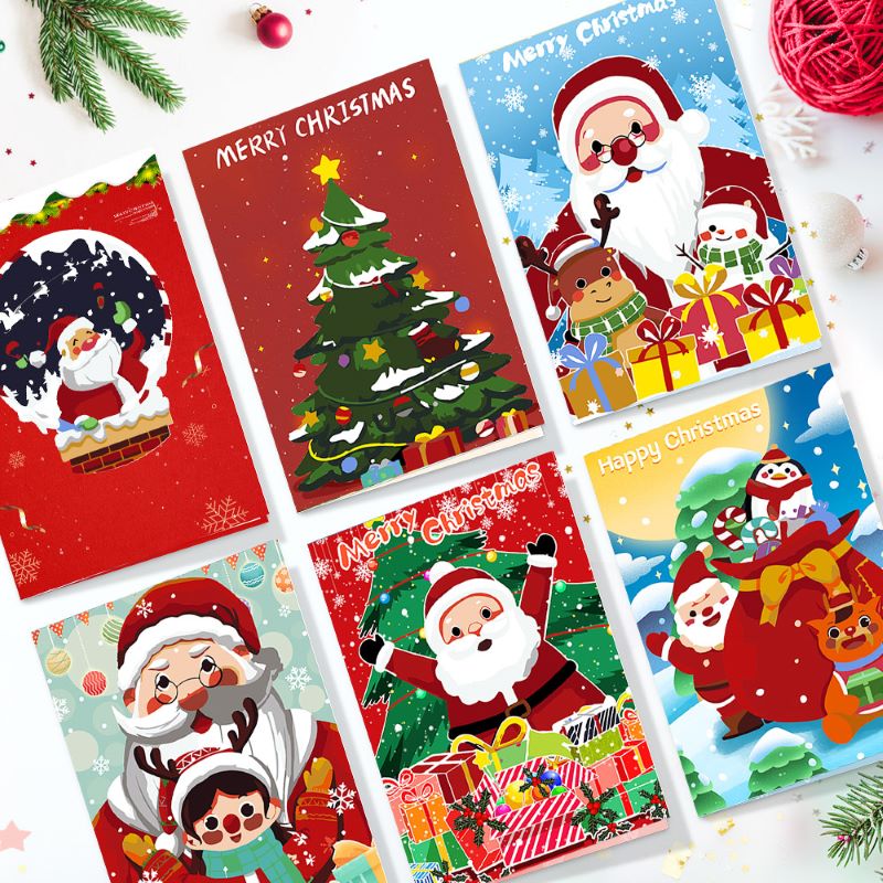 Holiday Greetings Cards - Set C - Detail 7