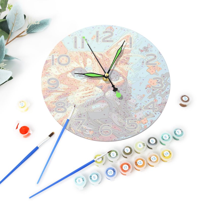 Charming Cat Clock – Artistic Timepiece - Detail 6