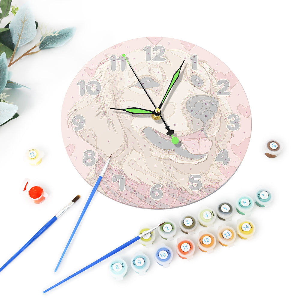 Playful Dog Clock – Happy Hours - Detail 8