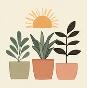 Lush Plant Trio - Paint by Numbers Kit