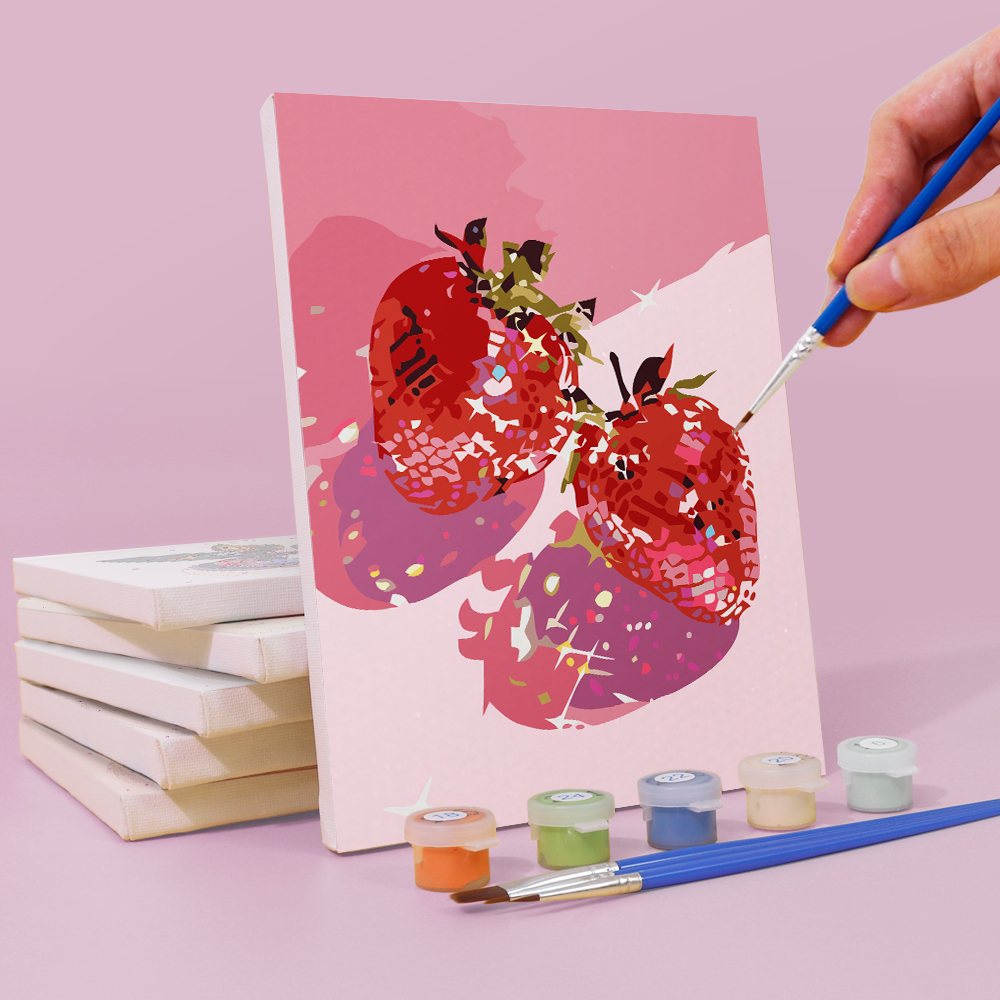 6 Mini Paintings - Fruit Fiesta - Detail 10