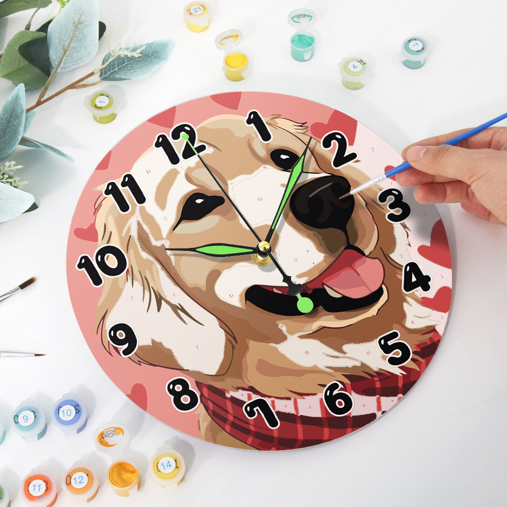 Playful Dog Clock – Happy Hours - Detail 10