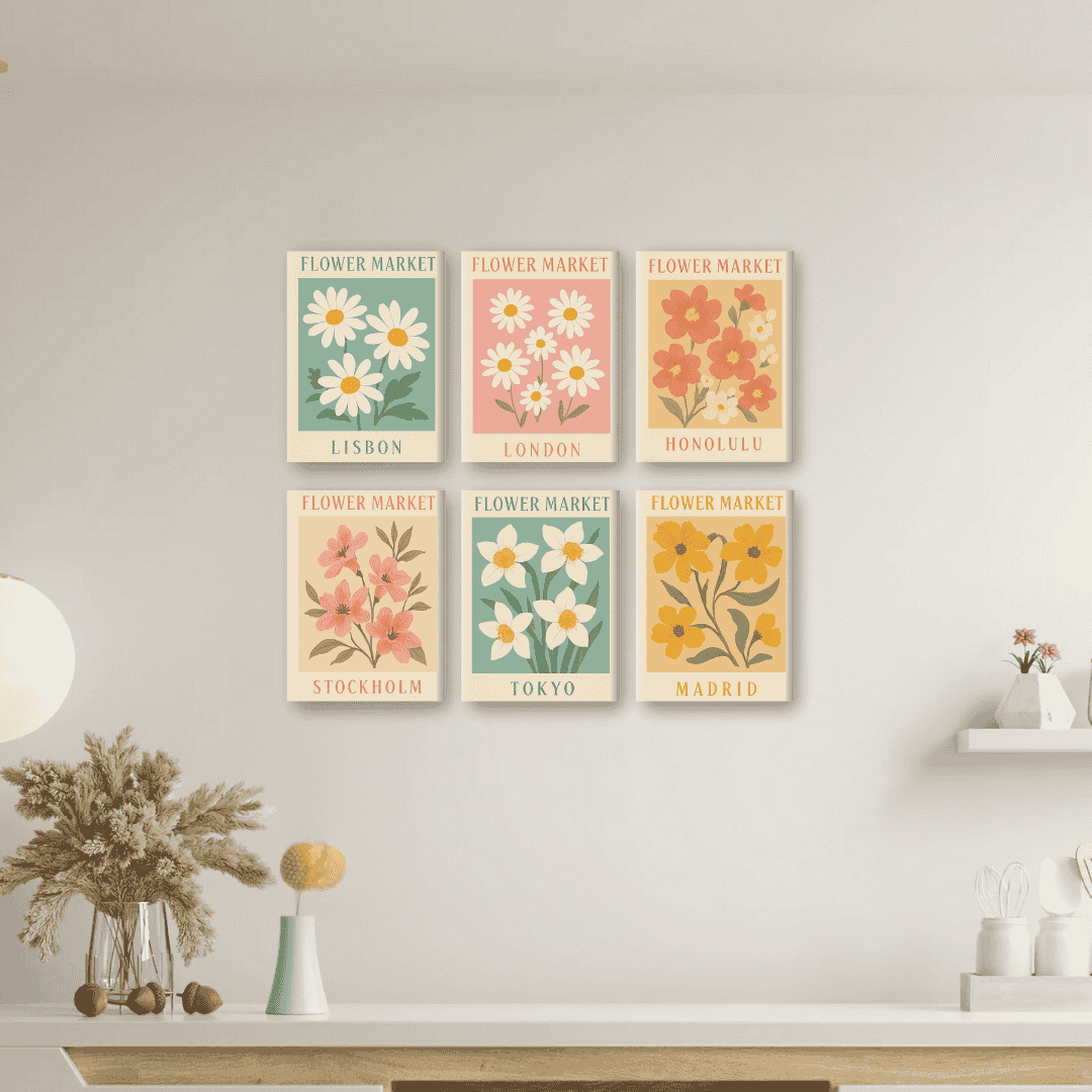 6 Mini Floral Market Scene - Detail 2