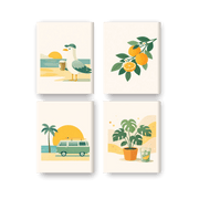 Sunny Seaside Escape - Paint by Numbers Kit