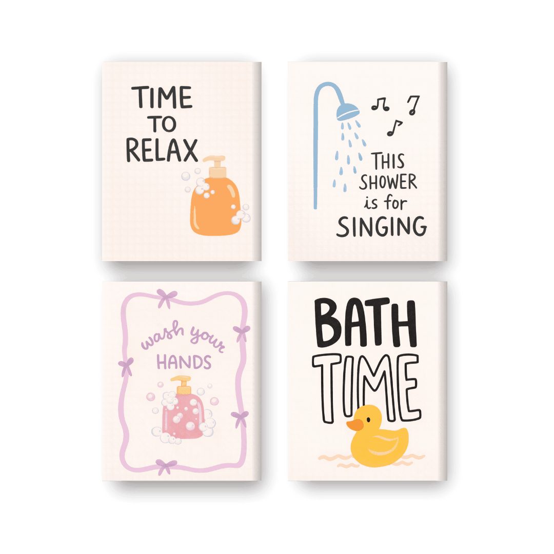 Bathroom Bliss Quotes - Paint by Numbers Kit
