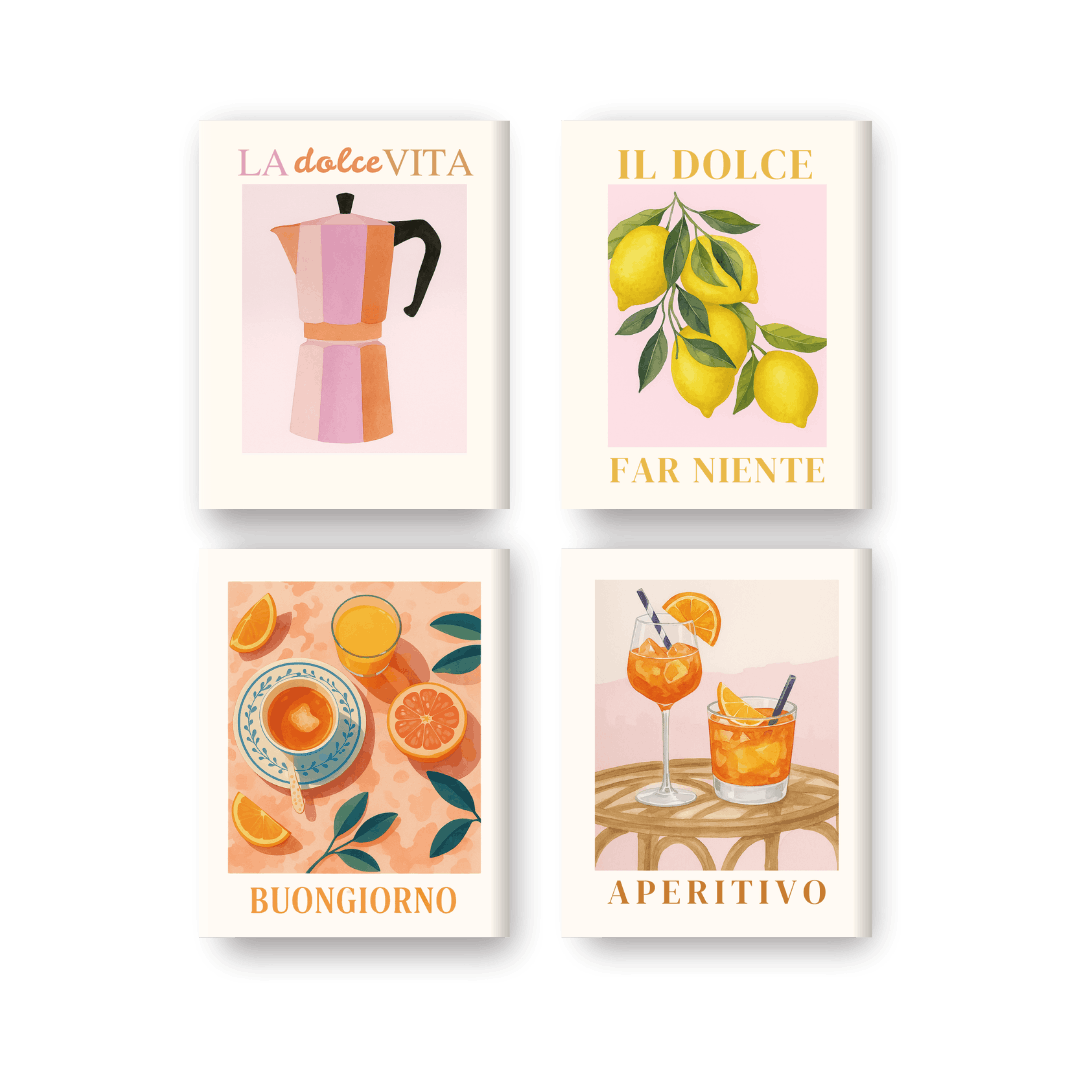 Italian Dolce Vita Mini Set - Paint by Numbers Kit