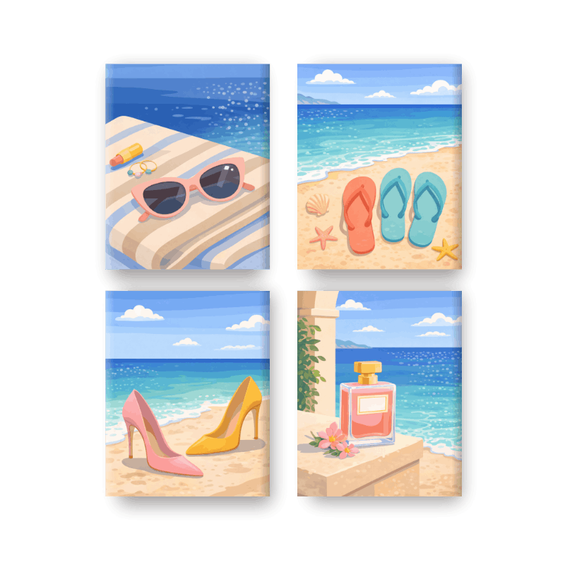 Tropical Bliss Mini Set - Paint by Numbers Kit