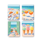 Sunny Beach & Coffee Moments - Paint by Numbers Kit