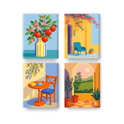 Mediterranean Balcony Bliss - Paint by Numbers Kit