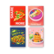 Favorite Breakfast Bites | Mini Set - Paint by Numbers Kit