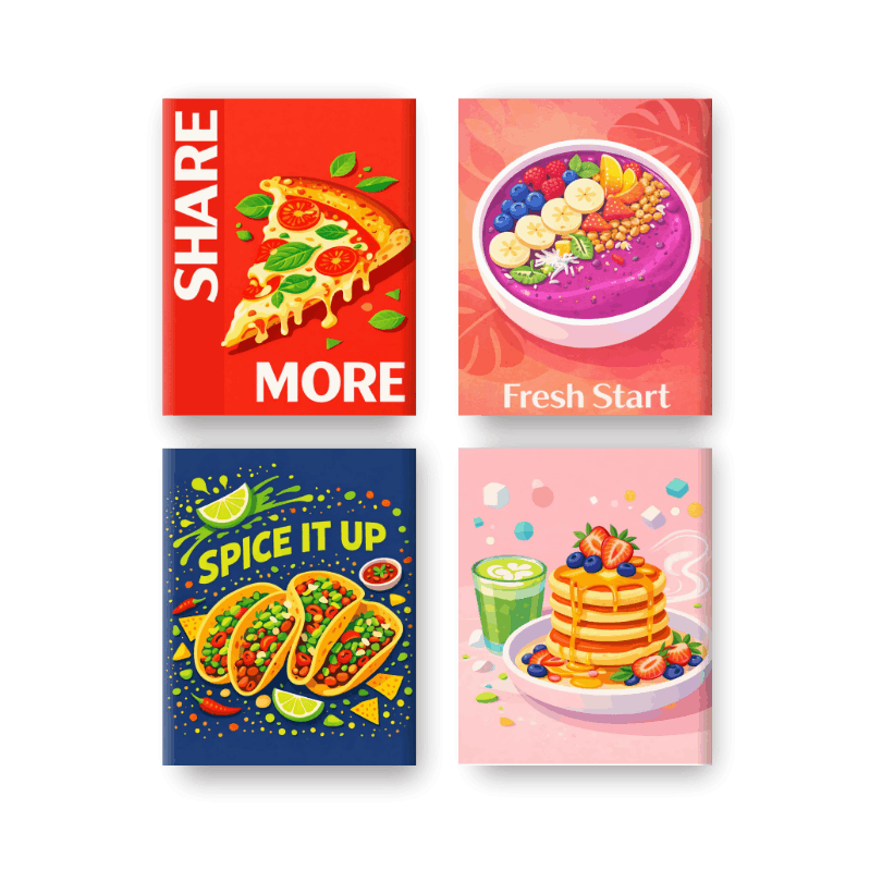Favorite Breakfast Bites | Mini Set - Paint by Numbers Kit