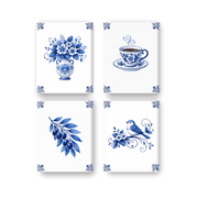 Delft Blue Miniature Collection - Paint by Numbers Kit