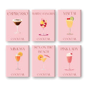 Pink Hues Cocktail Collection - Paint by Numbers Kit