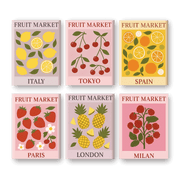 6 Mini Fruit Market Collection - Paint by Numbers Kit