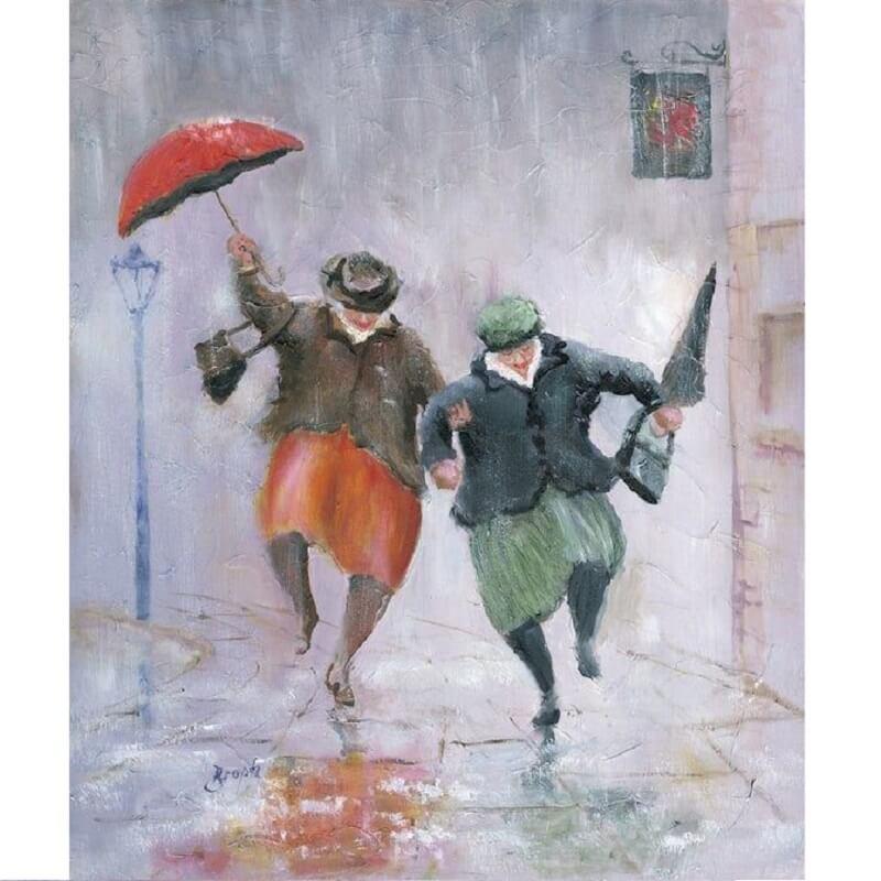 Joyful Retirement Celebration Scene - Paint by Numbers Kit