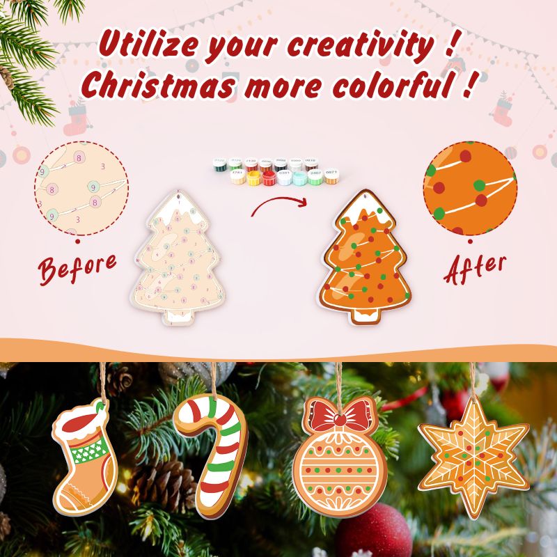 Sweet Gingerbread Ornaments | Christmas Set - Detail 9