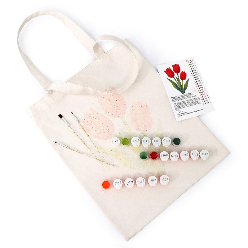 Tulips & Blossoms Tote - Detail 3