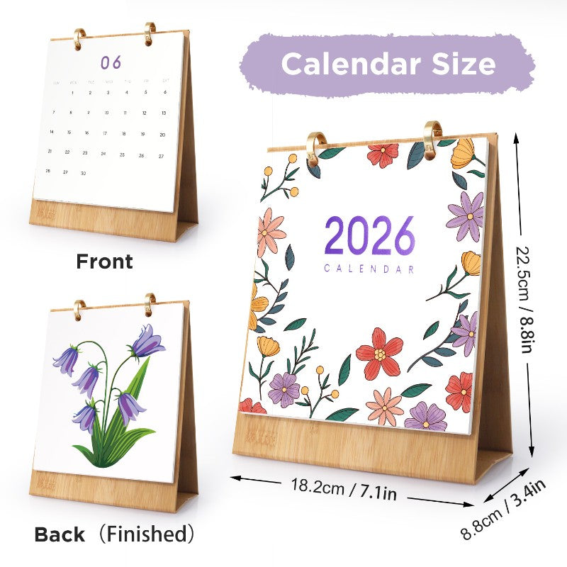 Flowers & Nature Desk Calendar 2026 - Detail 4